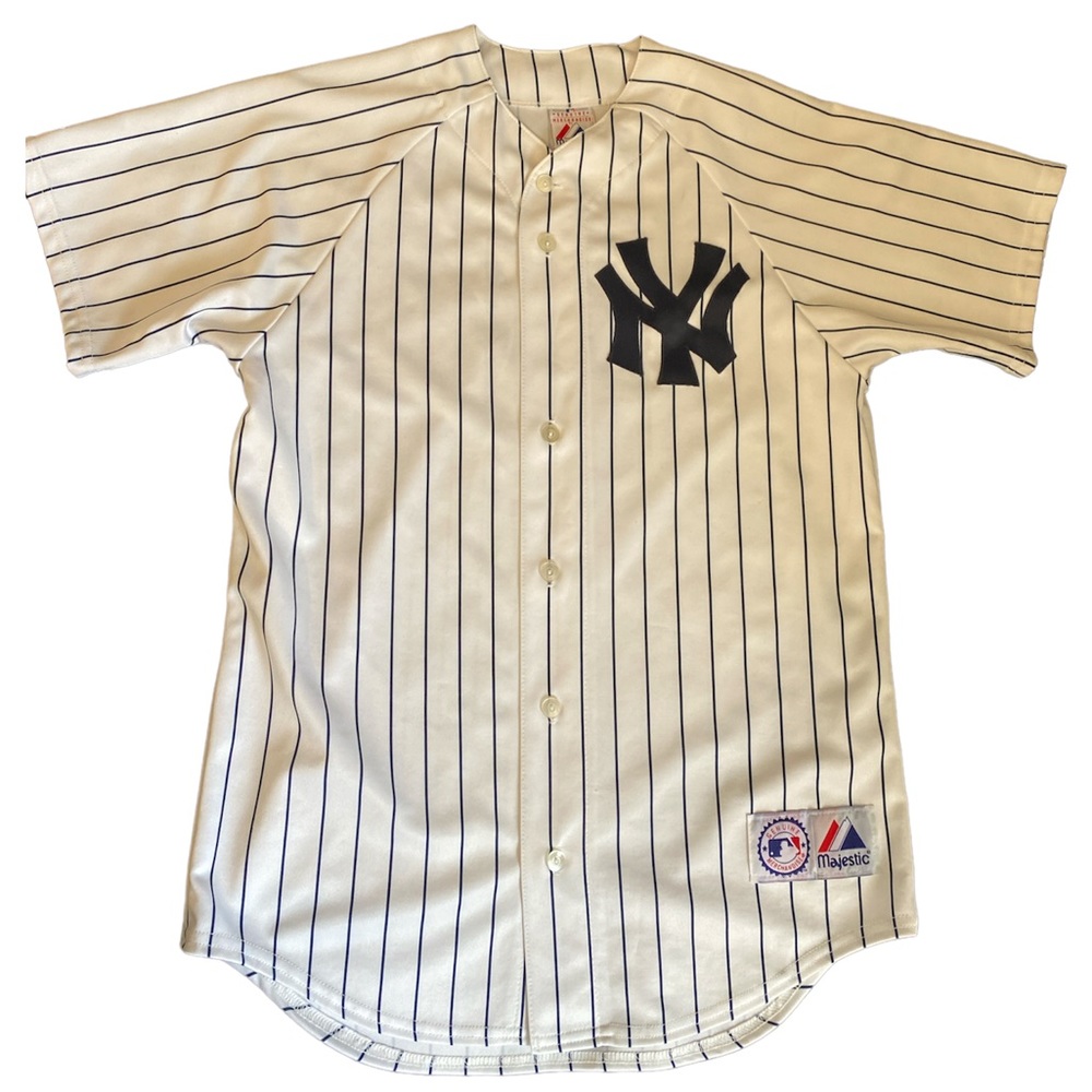 Majestic New York Yankees MLB Pin Striped Jersey